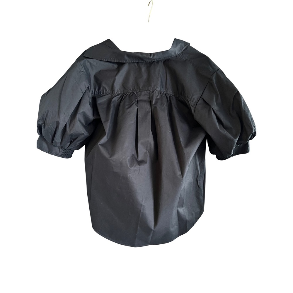 AYR Charcoal Puff Sleeve Blouse - Picture 3 of 5